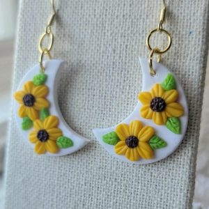 Summer Crescent Moon Earrings